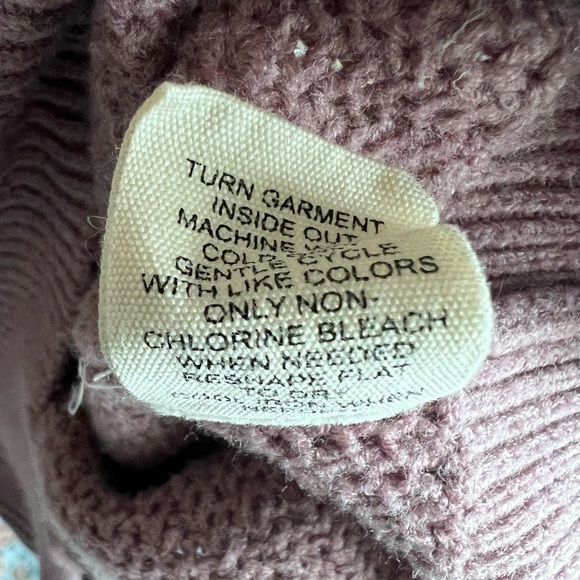 Marled Dusty Pink Knit Sweater - Picture 4 of 4